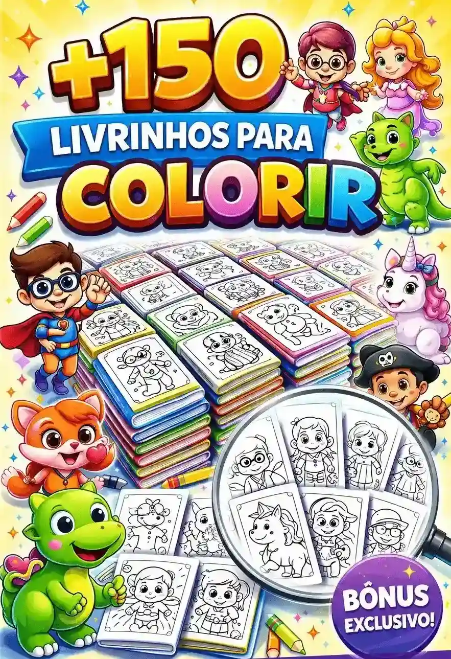 150 Livros para Colorir