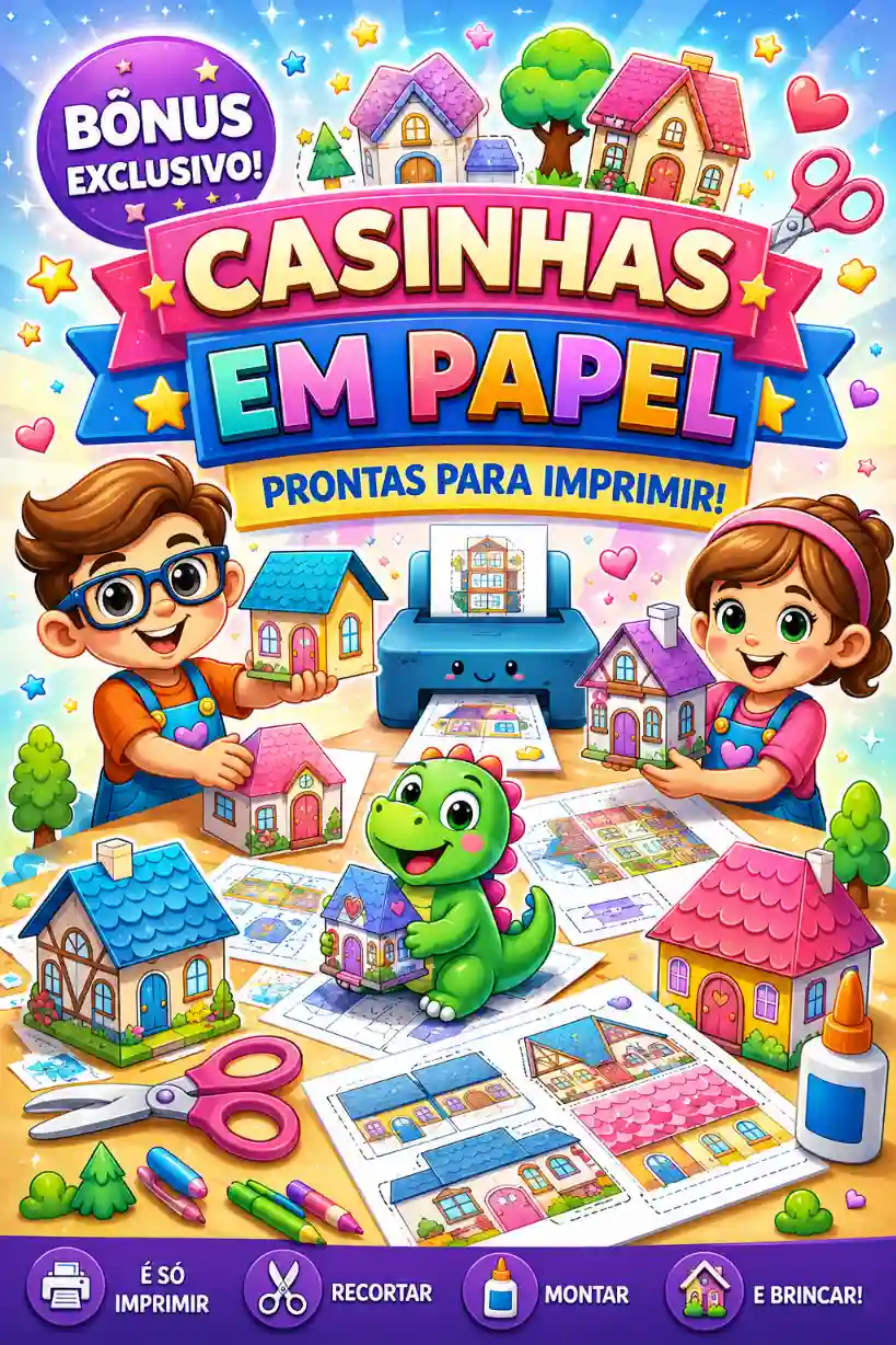 Casinhas de Papel para Montar